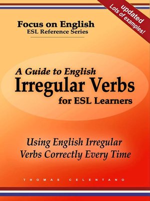 cover image of A Guide to English Irregular Verbs for ESL Learners